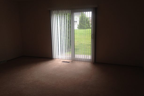 Living Room with Door to Private Patio